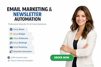 setup brevo mailjet sarbacane encharge email marketing newsletter automation