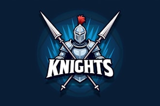 design high quality warrior knight logo just in 12 hours