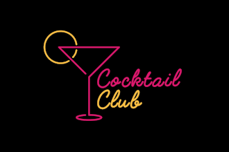 create high quality and beautiful bartending service logo design