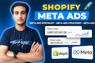 run meta online advertising for ecommerce, shopify and dropshipping