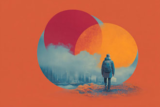 make modern minimalist poster for your need