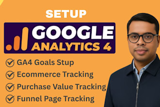 setup google analytics 4, ga4 ecommerce conversation tracking