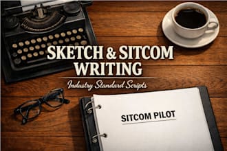 do professional comedy script writing for sketches and sitcoms