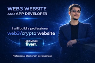 build a professional crypto, web3 dapp