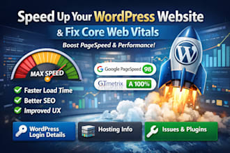 optimise wordpress speed , fix slow website