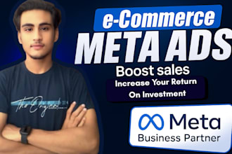 run ecommerce meta ads, insta ads, shopify facebook ads, and meta advertising