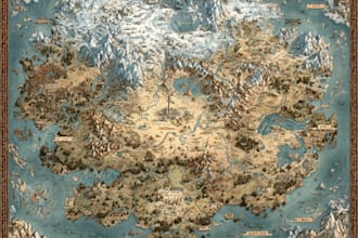 do fantasy vector map design game world dnd map