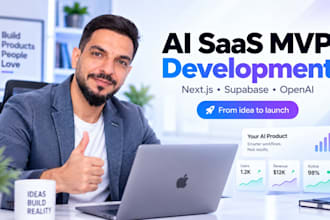 build an ai saas mvp with nextjs supabase and openai