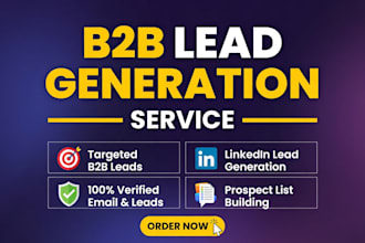 do targeted b2b lead generation, linkedin leads for sales