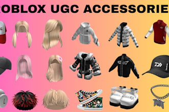 make roblox ugc accessories ugc wearable hair hat shoe chain necklace ugc model
