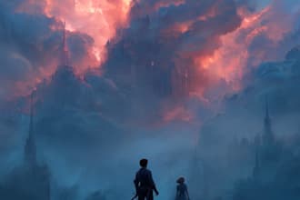 create fantasy book cover