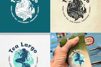 do make an modern custom mosaic logo design