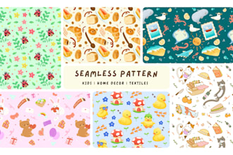 create high quality seamless patterns