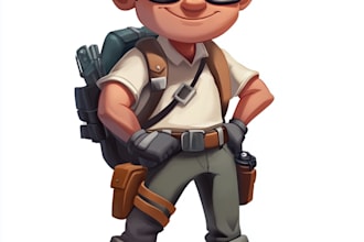 design 2d game characters and sprites animation