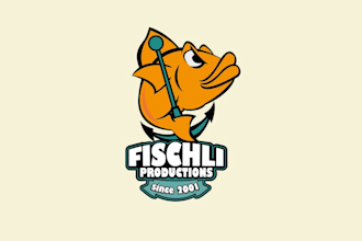 design a professional modern fishing logo
