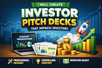 create investor pitch decks that impress investors