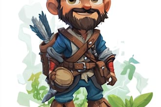 draw 2d game character or 2d game character