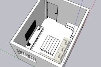 create a functional living room layout with furniture in autocad