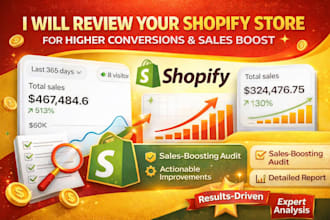 review your shopify store for higher conversions and sales boost