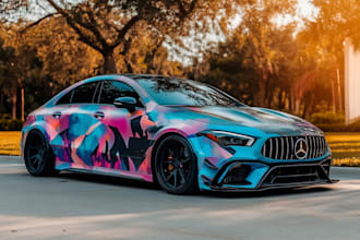do car wrap, van wrap design vehicle wrap