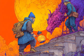 draw a fantasy illustration