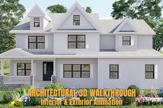 create 3d architectural walkthrough animation