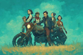 illustrate your dnd or tabletop rpg party in epic fantasy