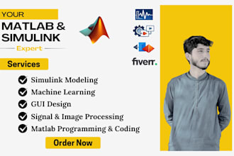do matlab programming, simulink simulation, coding and gui projects