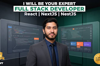 be your expert full stack developer using react, nextjs, and nestjs