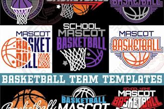 design professional soccer, basketball, and sports team logo