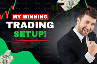 design modern youtube thumbnails for trading channels