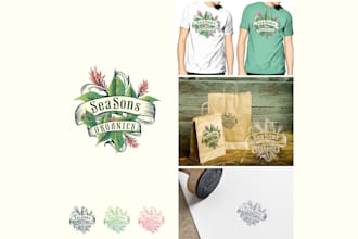 create typography merch tshirt logo and clothing graphic design