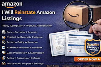 create amazon policy compliance product authenticity amazon listings reinstate