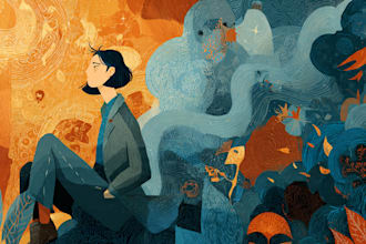 draw illustration, line art or doodle for your product