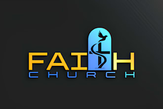 do modern, professional christian or church event logo