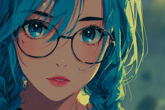 design highest quality anime art drawing