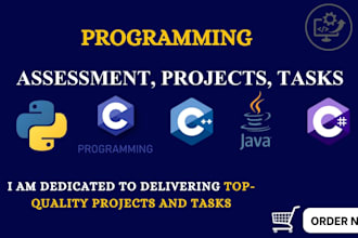 do programming and coding assignments,projects in c, cpp, python,java,c sharp