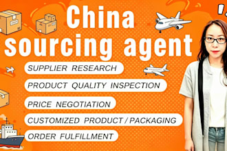 be your expert china sourcing agent for amazon fba and shopify