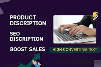 write high converting SEO product descriptions