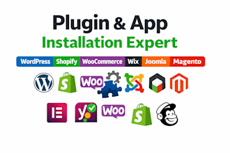 install wordpress woocommerce wix plugins integrate shopify magento app joomla