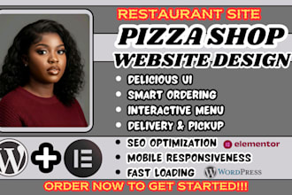 pizza booking website, restaurant site, online ordering, food delivery