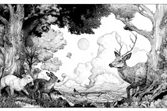 create pen and ink illustrations