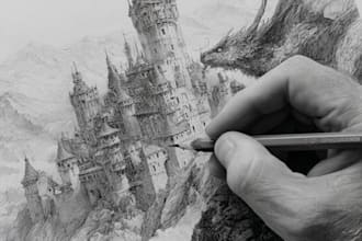 draw your fantasy character fantasy character illustration