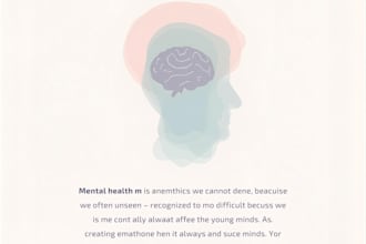create mental health awareness content backed by medical research