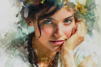 give a watercolor effect to your photos in photoshop