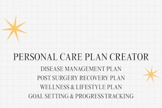 do personalized care plan creation