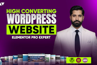 design lead generating wordpress website for local service business