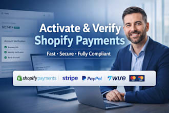 activate and verify shopify payments for your store