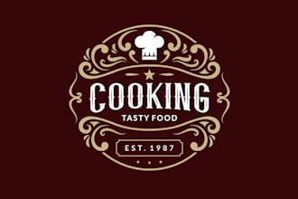 create wonderful and excellent kitchen logo design