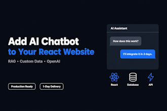 add a chatbot to react website